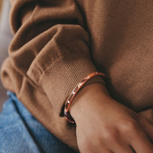 Mia Diamond Bangle 14k Rose Gold