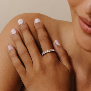 Marielle Diamond Ring - Lab Diamond Band 18ct Yellow Gold
