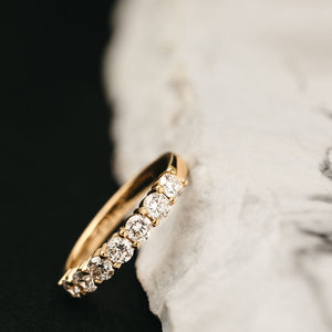 Marielle Diamond Ring - Lab Diamond Band 18ct Yellow Gold