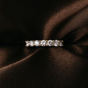 Marielle Diamond Ring - Lab Diamond Band 18ct Yellow Gold