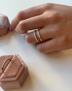 Nina Diamond Ring Yellow Gold