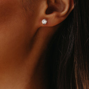 Stella Diamond Earrings - 1.00 carat Lab Grown Diamond Studs 18ct White Gold
