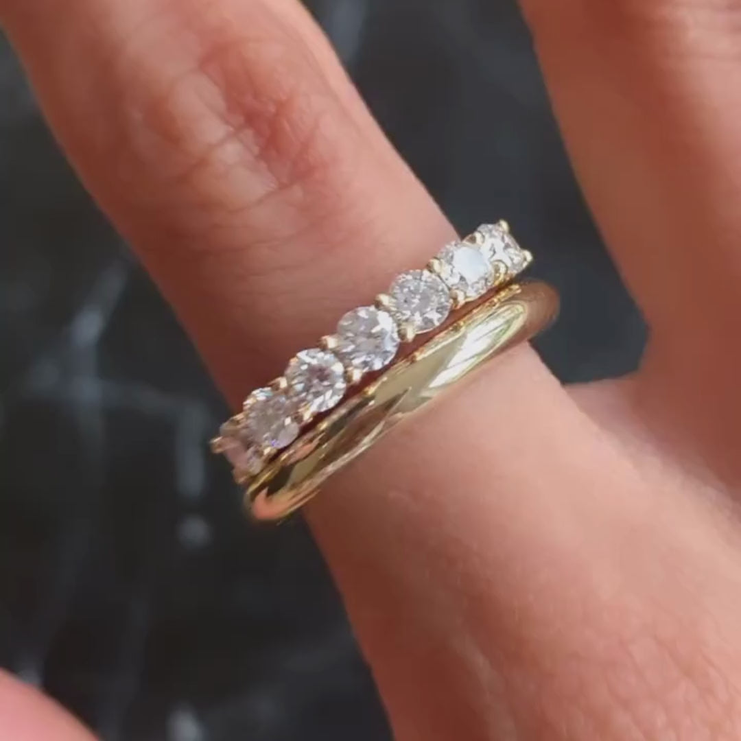 Orbit 3mm Ring Yellow Gold